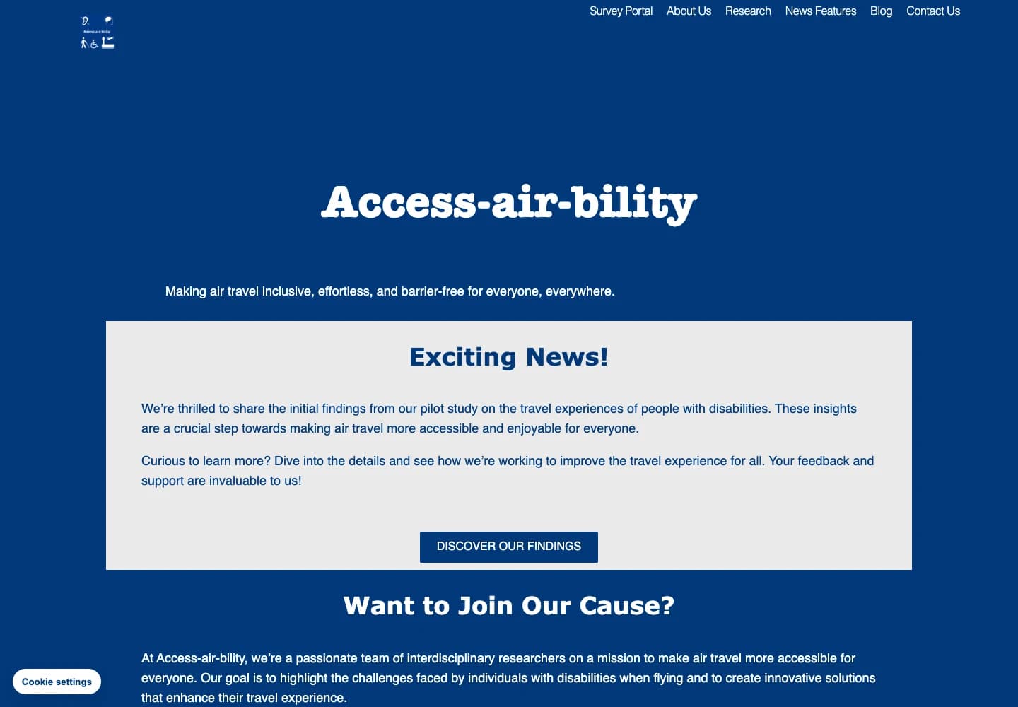 Access-air-bility accessible air travel research website